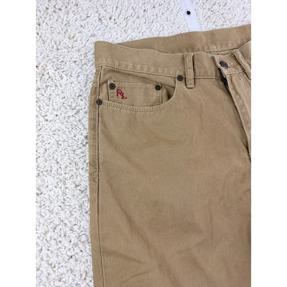 Polo Ralph Lauren Pants Mens 31x30 Tan Khaki Authentic Dungarees Straight Leg